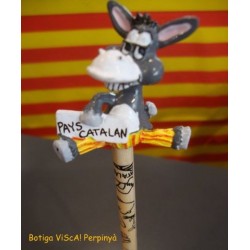 Pencil with catalan donkey 