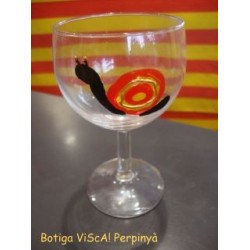 wine glasses with the snail 