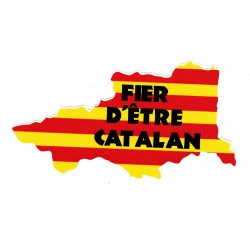 Autocollant Fier d'être catalan 