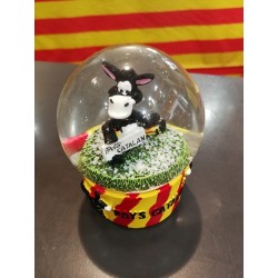 Boule à neige âne catalan