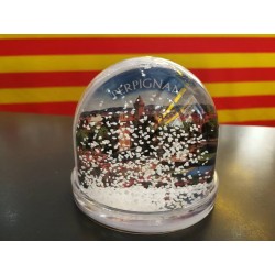 Snow ball of Perpignan city