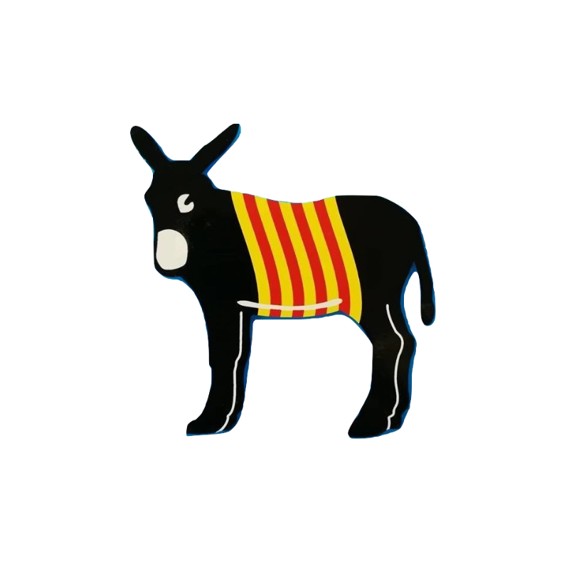 Autocollant de l'âne catalan