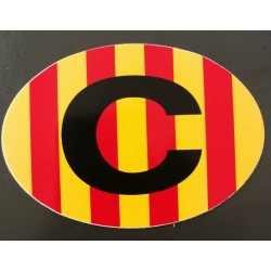 Autocollant du C catalan