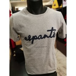 Tee-shirt "Espanté" gris chiné