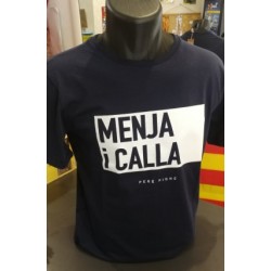 Tee-shirt Père Pigne Menja i calla navy