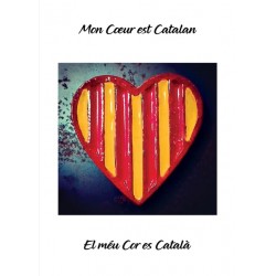 Poster My heart is catalan