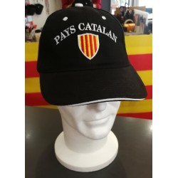 Casquette noire Pays catalan et blason catalan