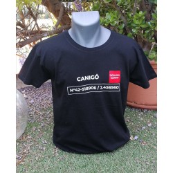 Tee-shirt black Canigó The Catalunya Country