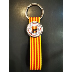 Catalan ribbon donkey keychain