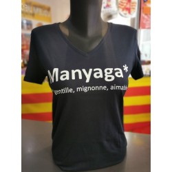 Tee-shirt woman Manyaga Blue