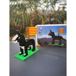 L'âne catalan en briquette