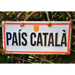 Plaque en alu País Català