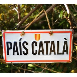 Cartell de alumini decoració País Català