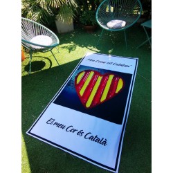 Towel Mon coeur est catalan