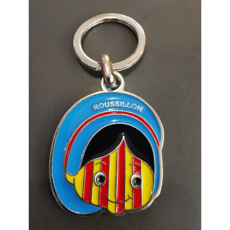 Porte-clés de la catalane en métal