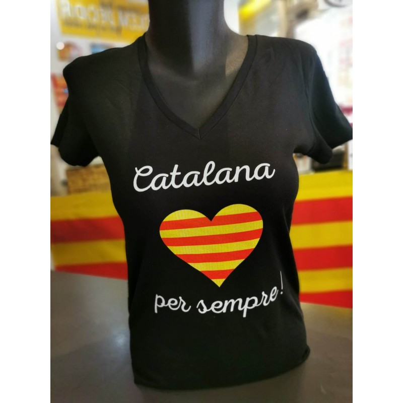 Tee-shirt woman Catalana per sempre!