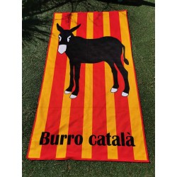 Tovallola de platja burro català