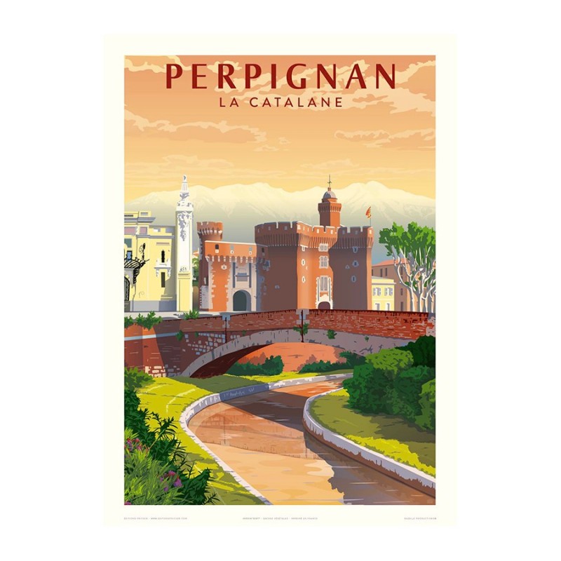 cartell Perpinyà la Catalana 30x40cm