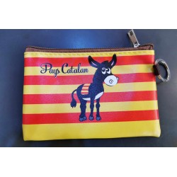 Catalan country wallet with the donkey