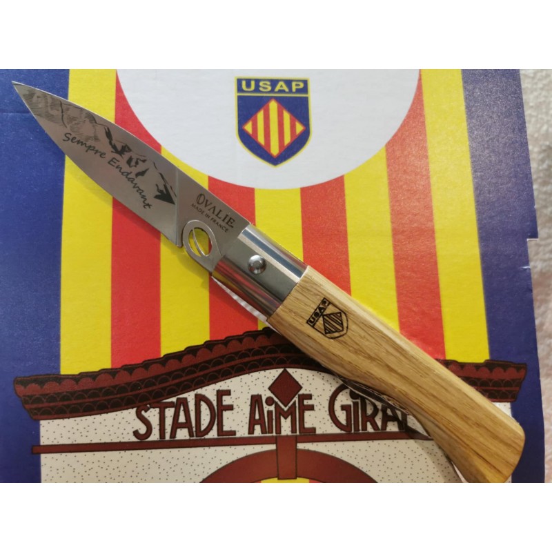 Couteau USAP Sempre Endavant ovalie