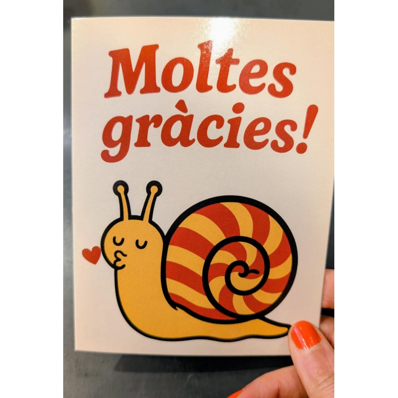 Targeta Moltes gràcies
