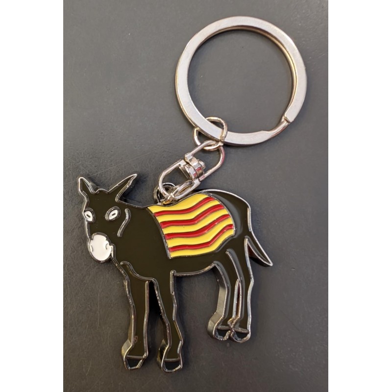 Porte-clés âne catalan