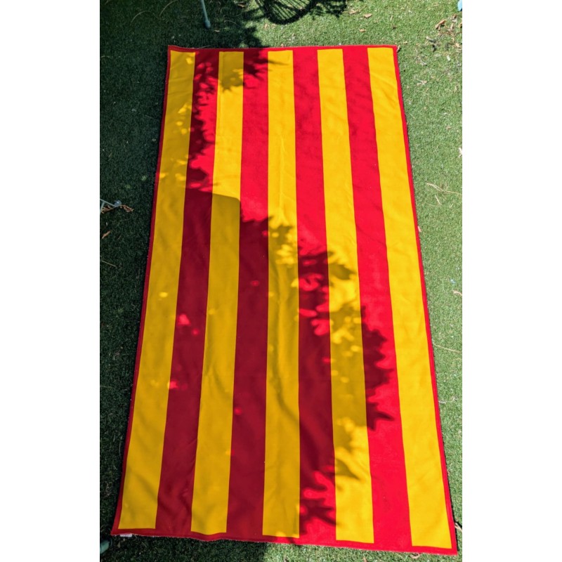 Tovallola de platja amb la senyera