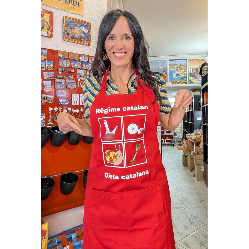 Apron red Régime catalan