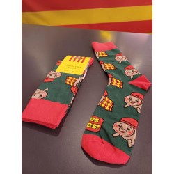 Tió de Nadal socks