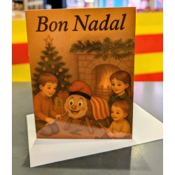 Targeta de nadal Tió de Nadal