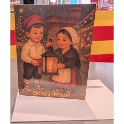 Carte de vœux Bones festes