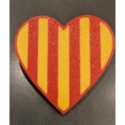Catalan heart brooch