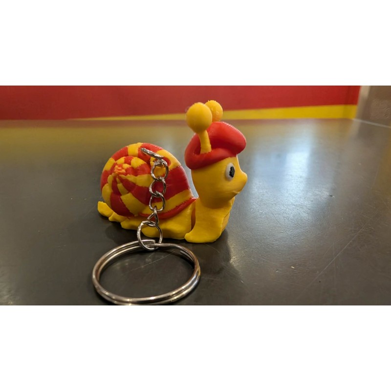 Key ring catalan snail
