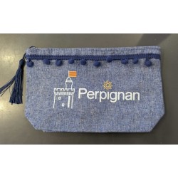 Pochette Perpignan bleue