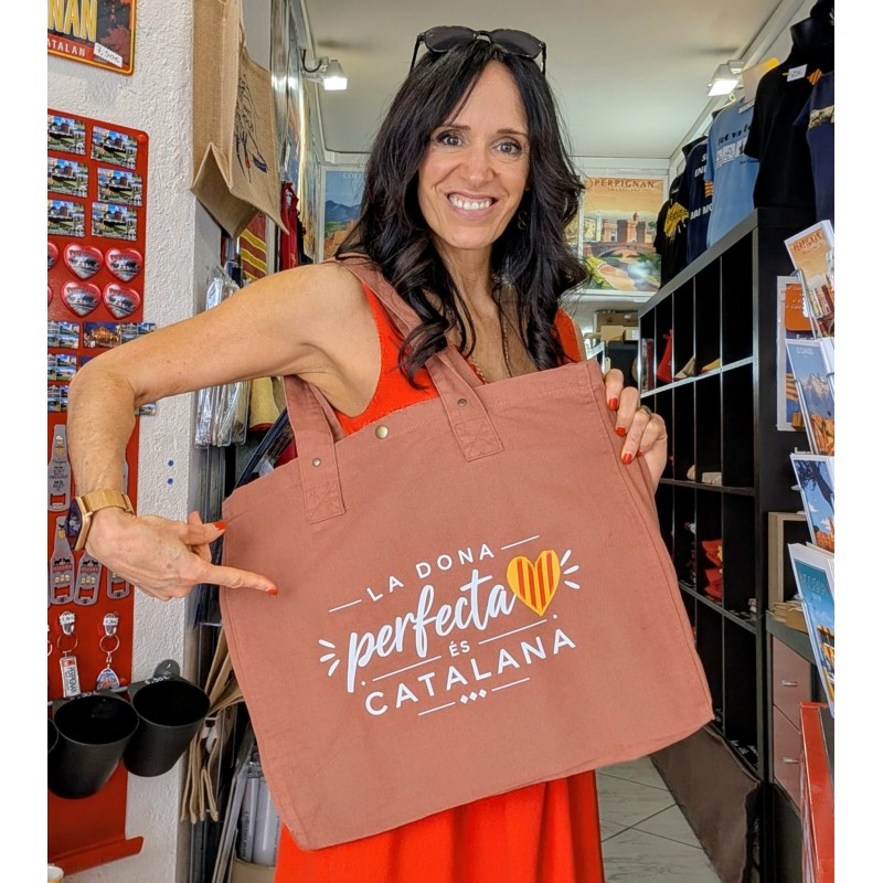 Sac vintage la dona perfecta és catalana vieux rose