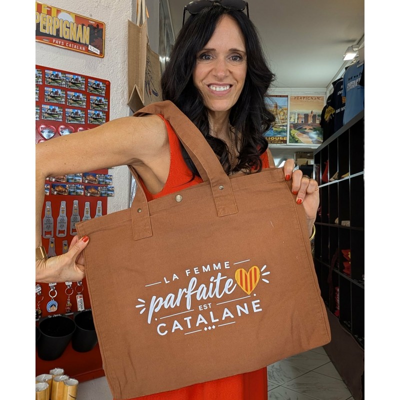 Sac vintage la femme parfaite est catalane rouille