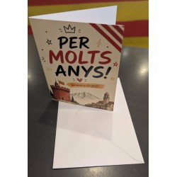 Carte d'anniversaire Per molts anys