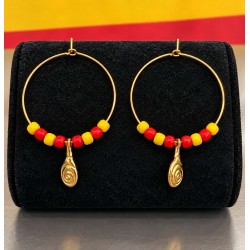 Boucles d'oreilles catalanes et escargot