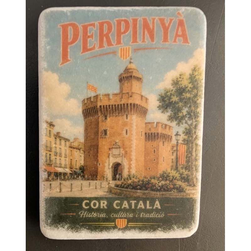 Magnet Perpinyà en marbre