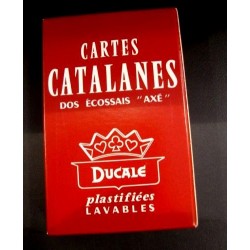 Jeu de cartes catalanes pour le truc